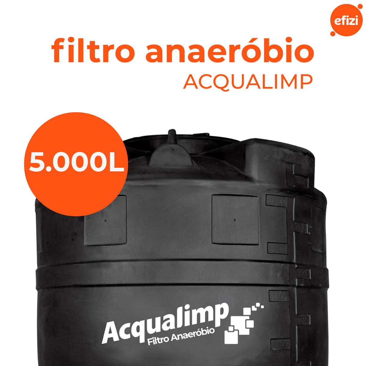 Filtro Anaeróbio 5.000L/dia Acqualimp