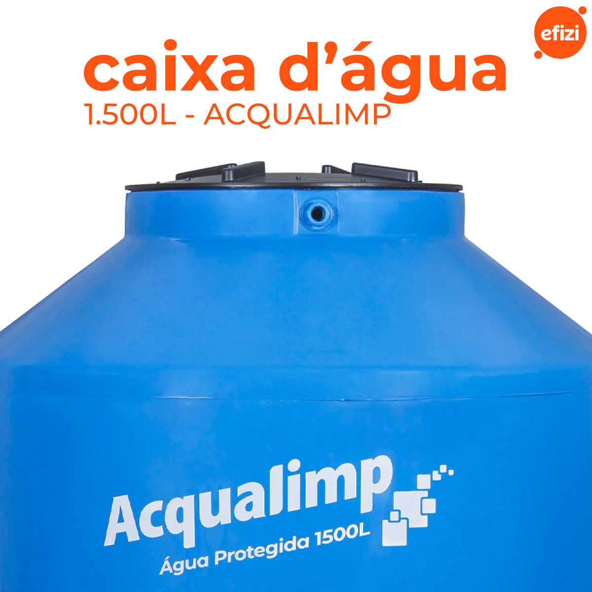 Caixa D'Água Água Protegida 1.500L Acqualimp