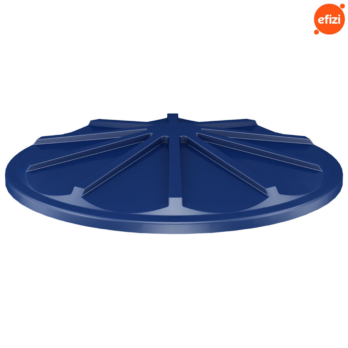 Caixa D'Água Polietileno 150L Azul Fortlev