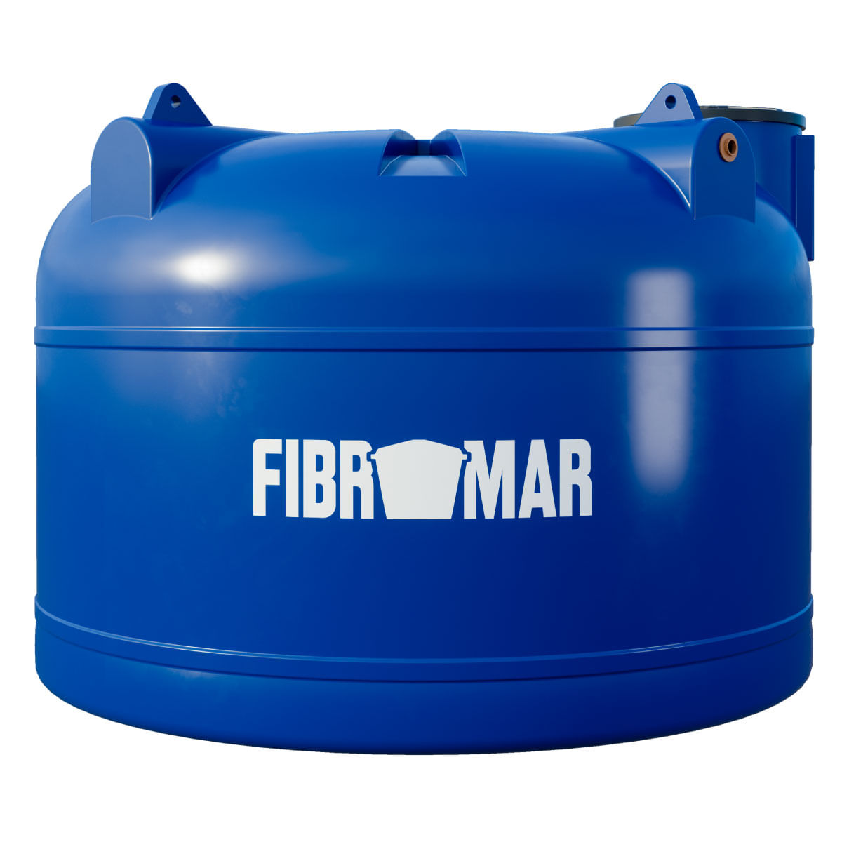 Tanque Polietileno 10.000L Azul Fibromar