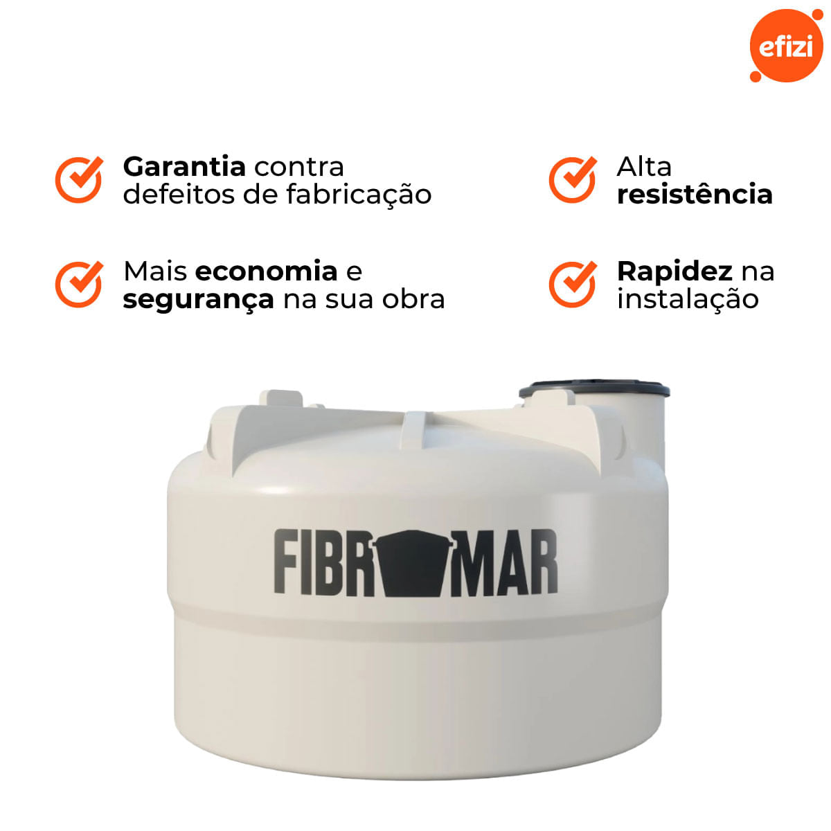 Tanque Prime Polietileno 5.000L Fibromar