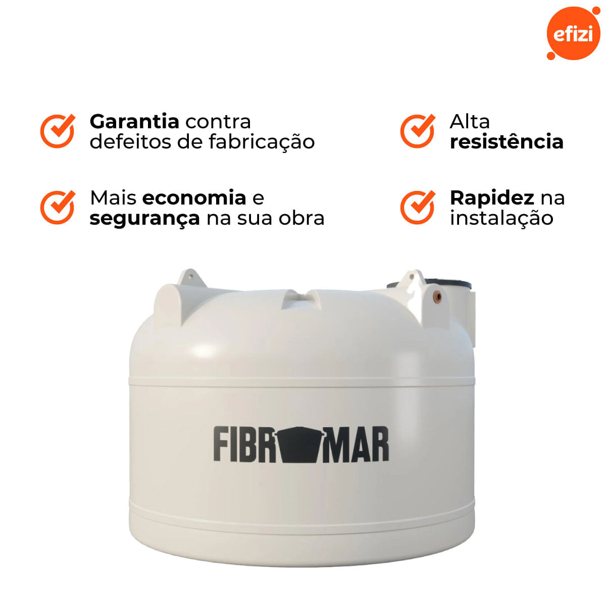 Tanque Prime Polietileno 10.000L Fibromar