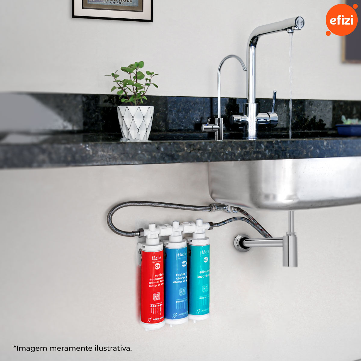 Refil Filtro Facile C2 Reduz Sedimentos Hidrofiltros