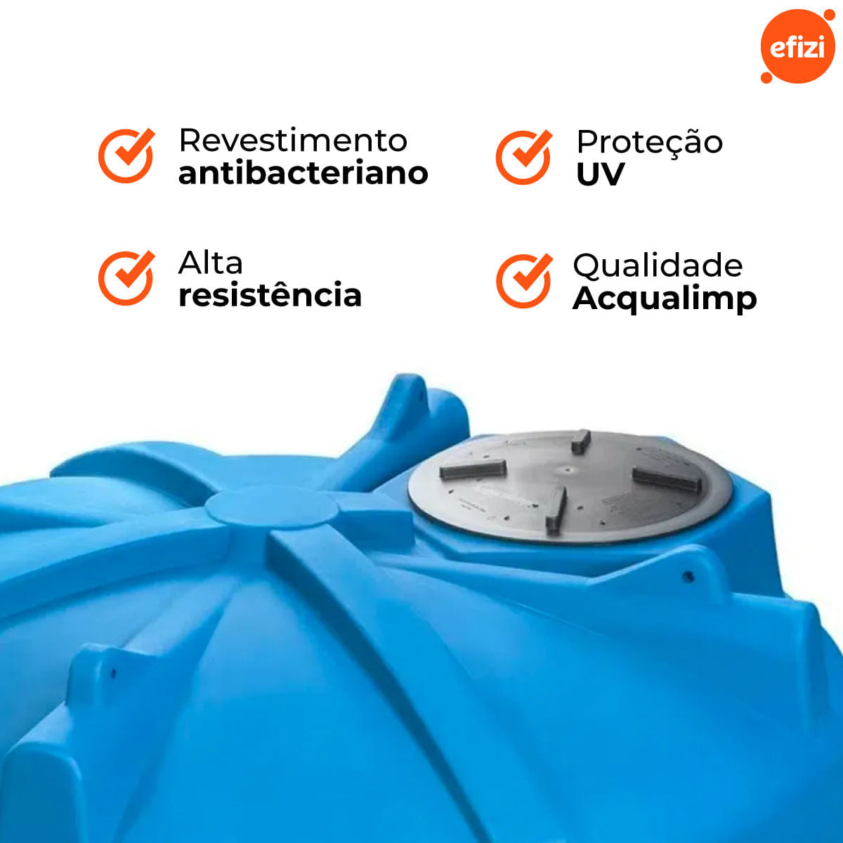 Tampa Click 21" para reservatório Acqualimp