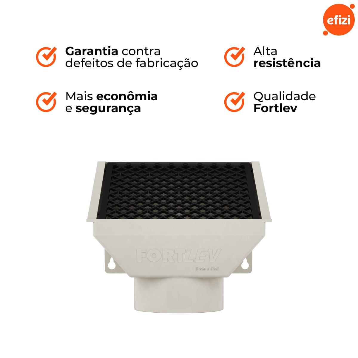 Separador De Folhas P/ Sist. Captação Água De Chuva - Fortlev