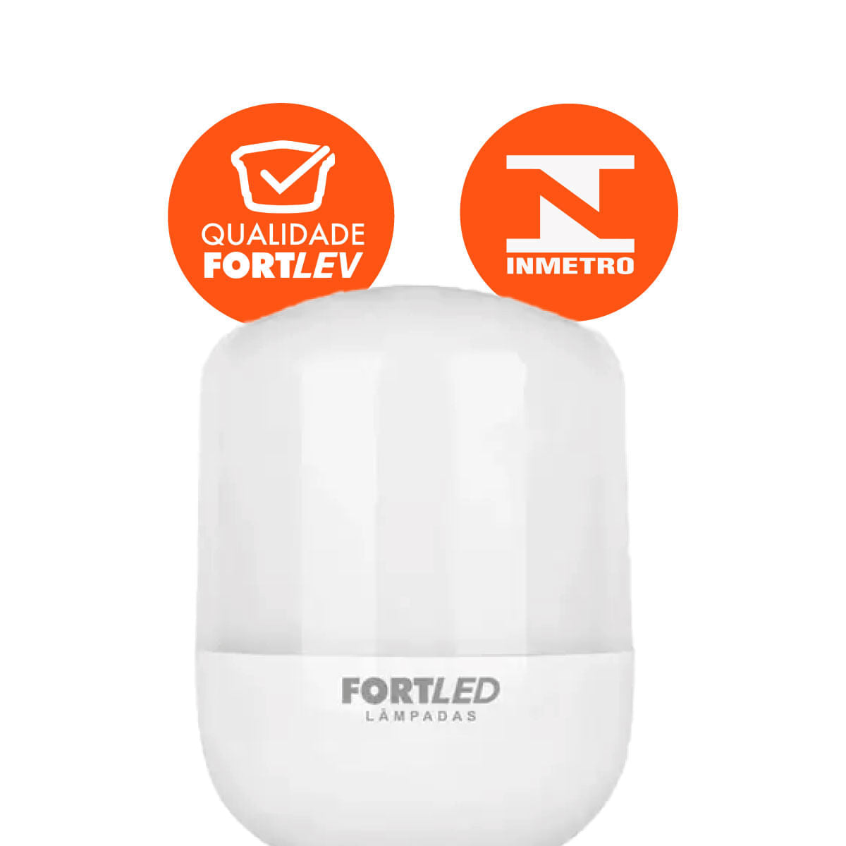 Kit C/ 10 Lampadas Led Bulbo 60W Fortled