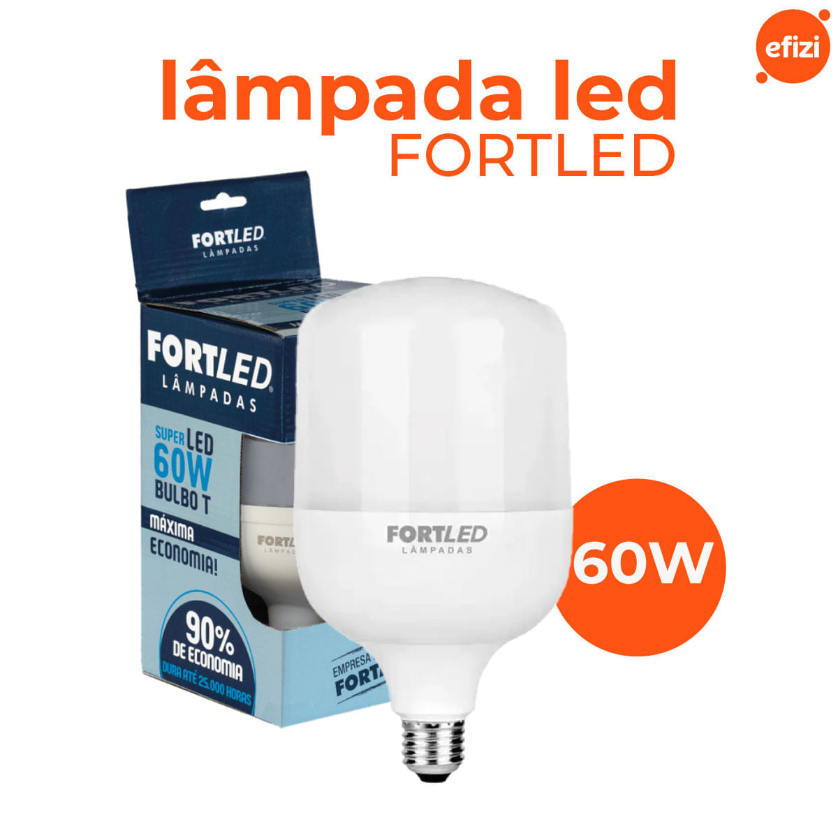 Lampada Led Bulbo 60W Fortled