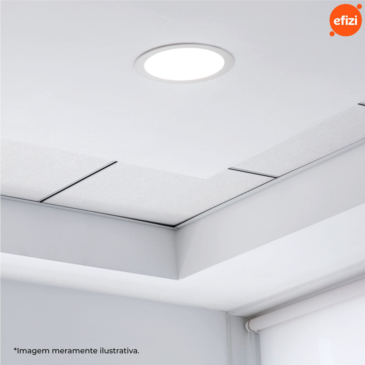 Painel Led Embutir 30W Redondo Fortled