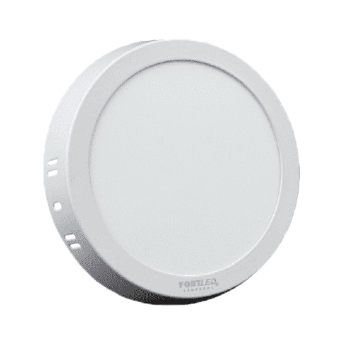 Painel Led Sobrepor 18W Redondo Fortled