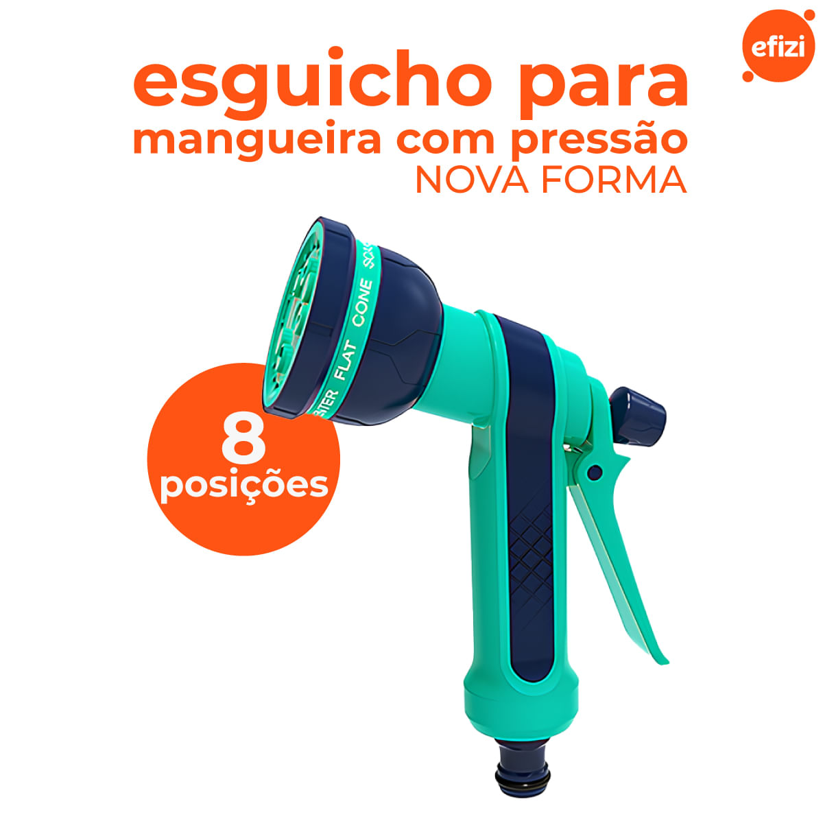 Hidropistola Multifuncional 8 Posições Novaforma