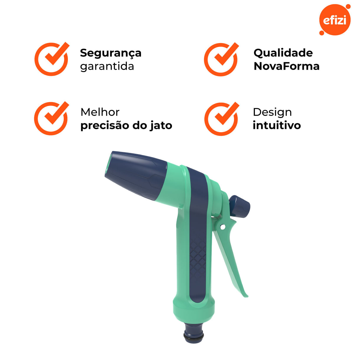 Hidropistola Para Engate Rapido Novaforma