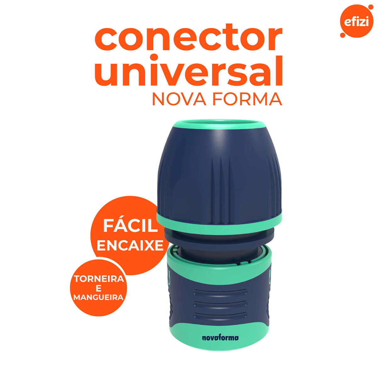 Conector Universal Mangueira/Torneira Novaforma