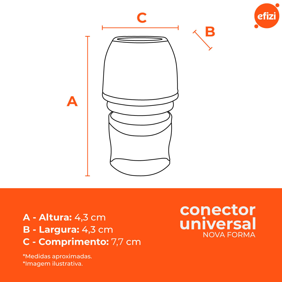 Conector Universal Mangueira/Torneira Novaforma