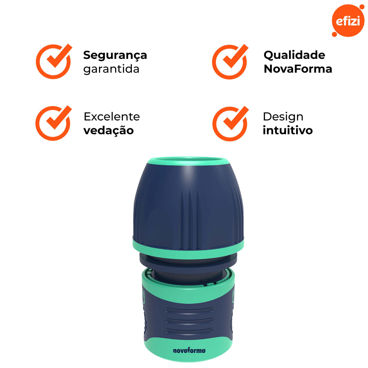 Conector Universal Mangueira/Torneira Novaforma