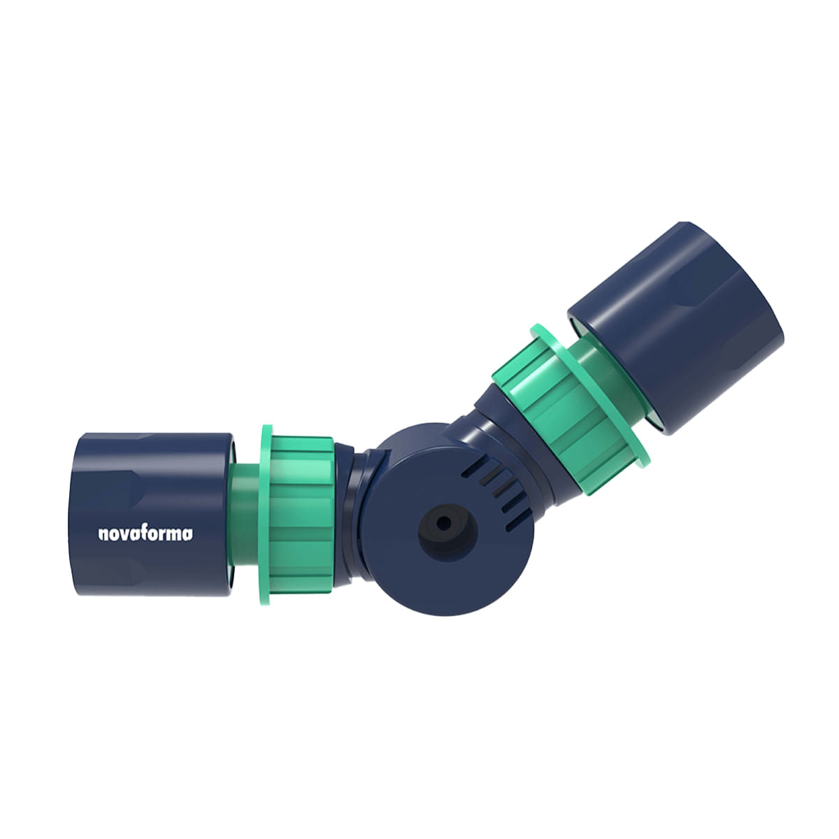 Conector Rapido Angular Com Valvula Novaforma