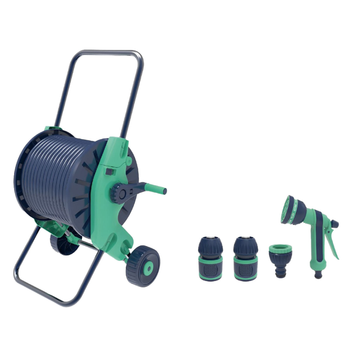 Kit Completo Carrinho De Mangueira Novaforma
