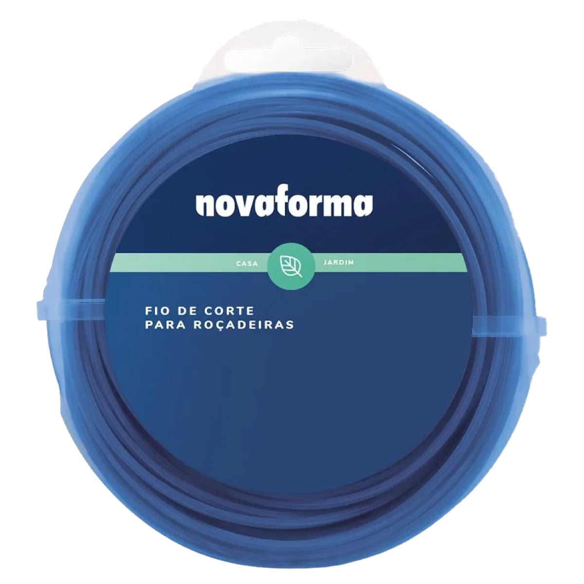 Fio De Corte P/ Roçadeira Redondo 2,4Mm 20M Novaforma