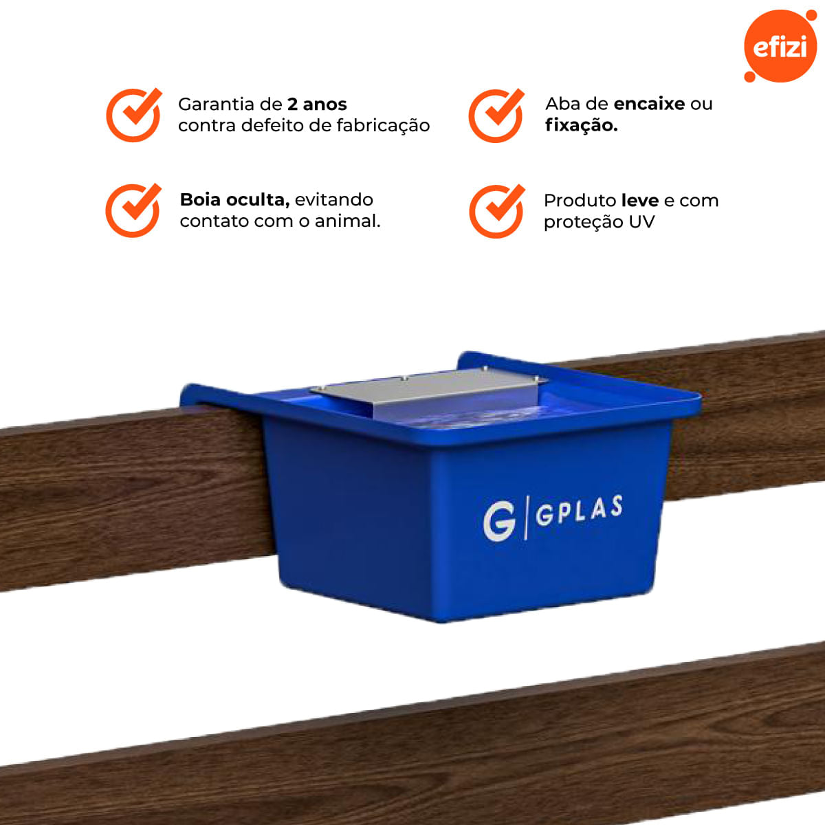 Bebedouro para Animal 10L Azul Gplas