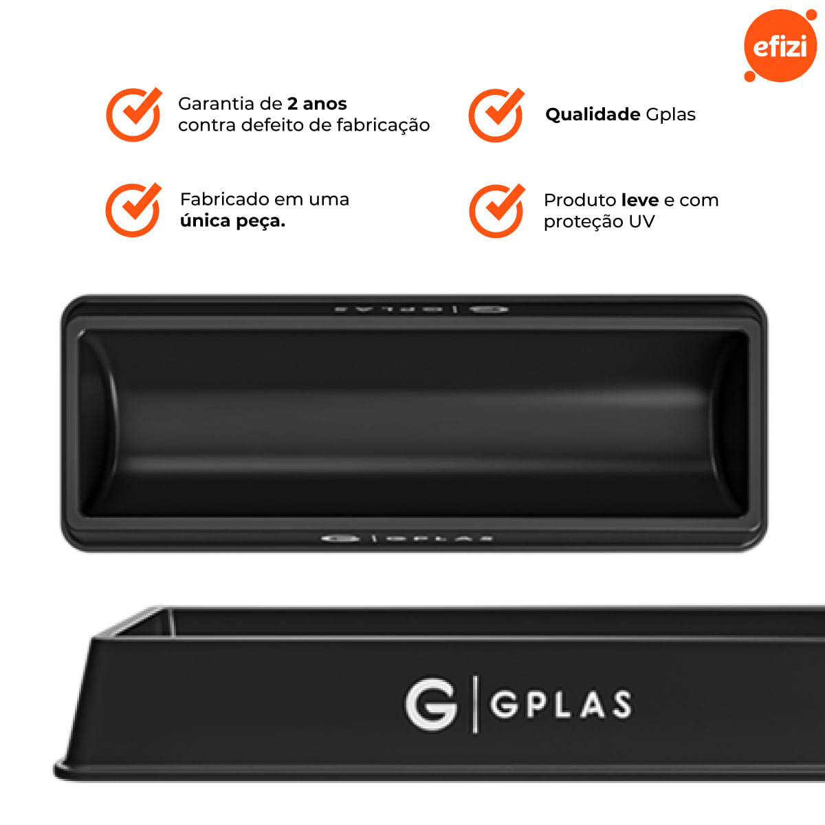 Comedouro para Animal 25L Preto Gplas