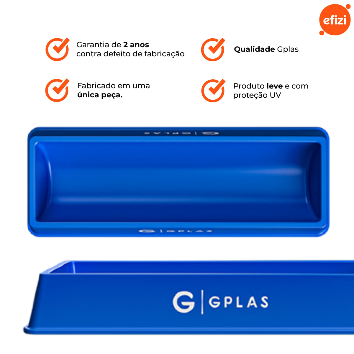 Kit 3 Comedouros para Animais 25L Azul Gplas