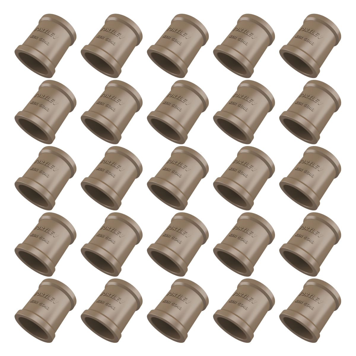Kit Luva Soldável 20mm Fortlev 25 Unidades