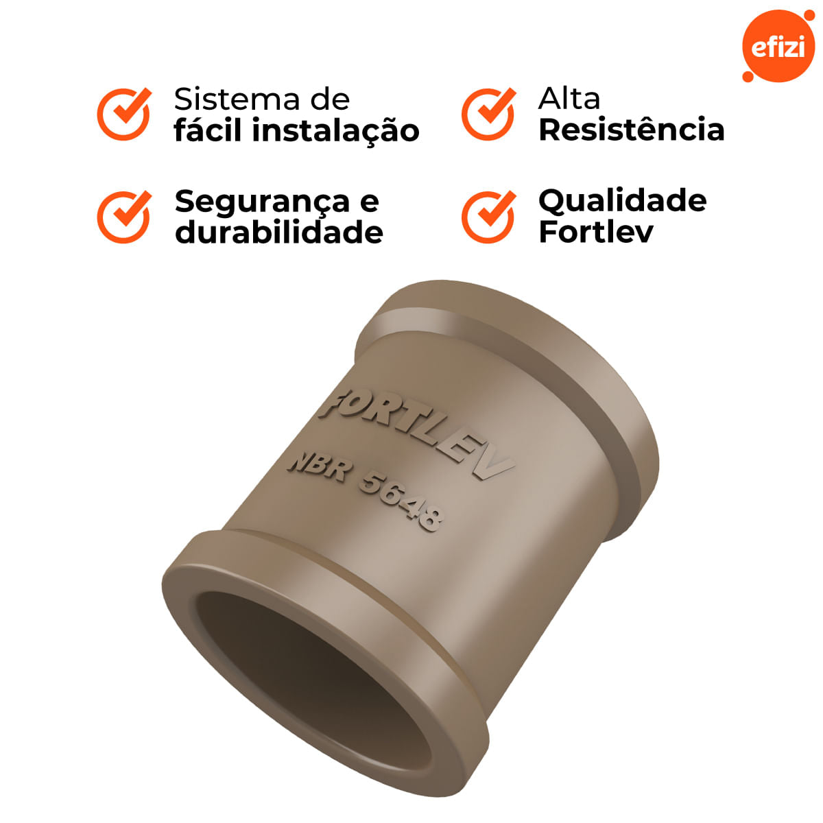 Kit Luva Soldável 20mm Fortlev 25 Unidades