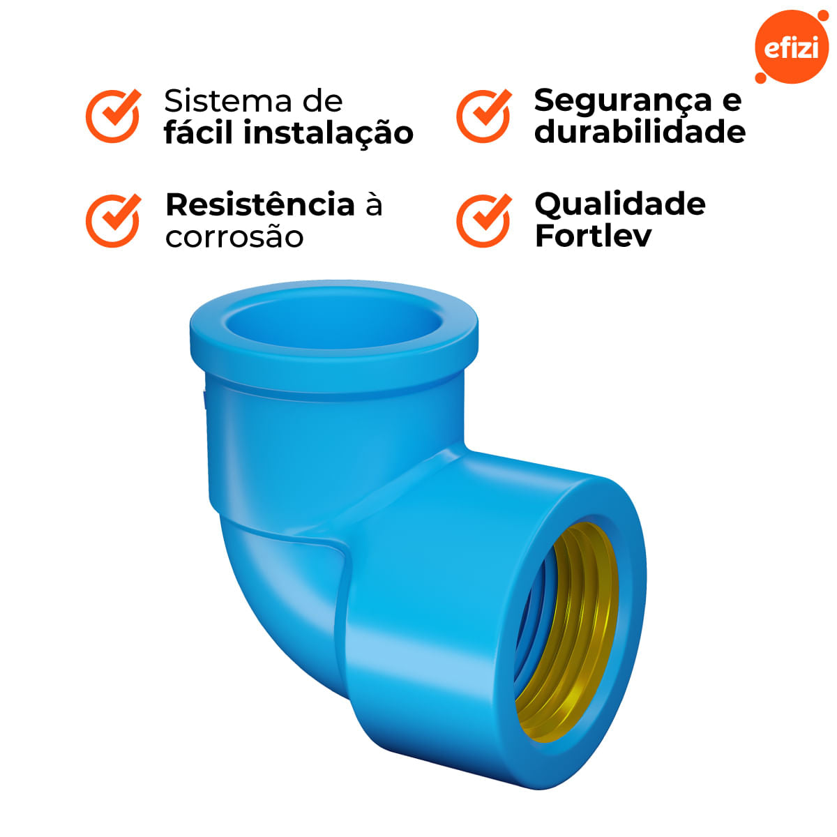 Kit Joelho 90 Sold Bch Latão 20x1/2 Fortlev 15 Unidades