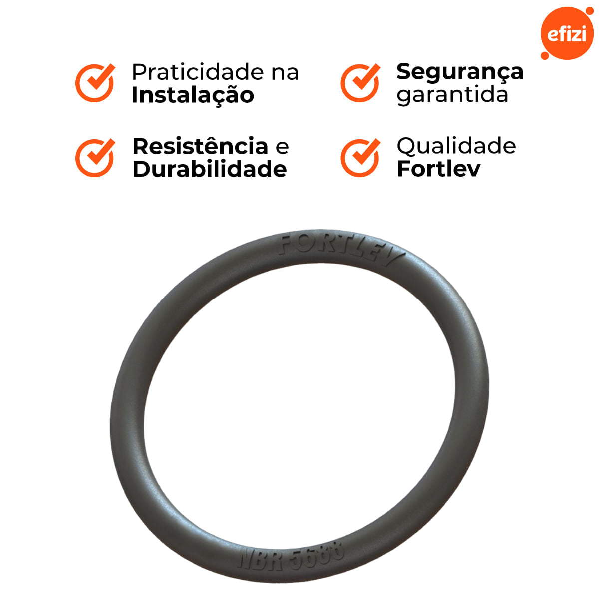 Kit Anel De Vedação Esg Dn 100 Fortlev 25 Unidades