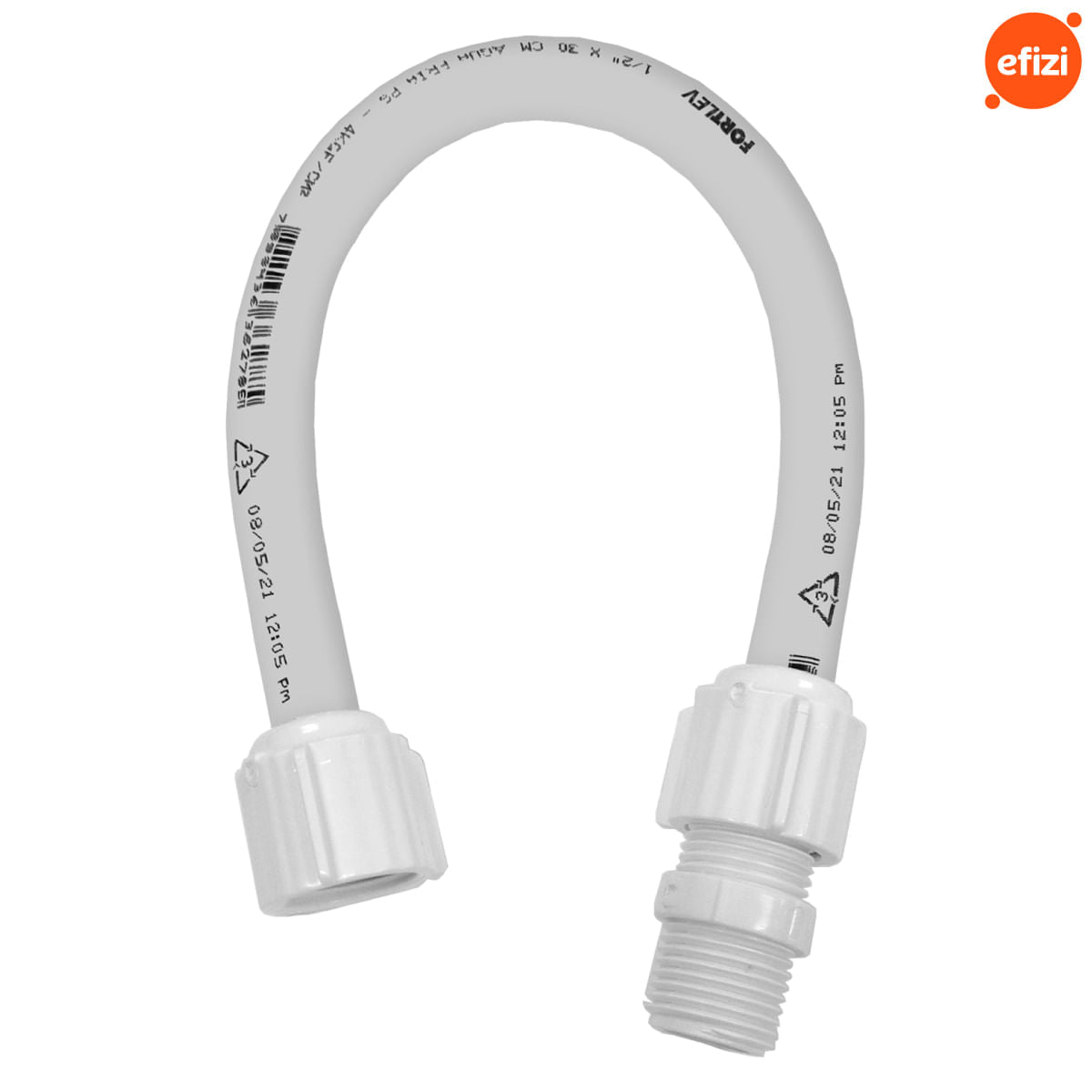 Kit Engate Flexível Pvc Fortlev 1/2 X 40cm 20 Unidades