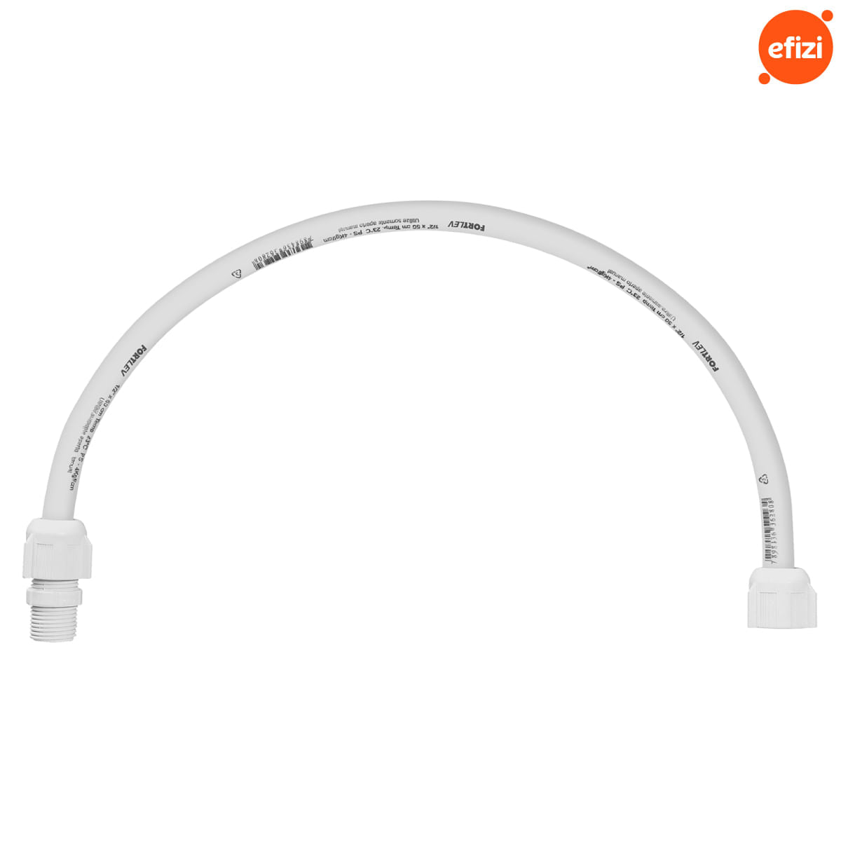Kit Engate Flexível Pvc Fortlev 1/2 X 60cm 20 Unidades