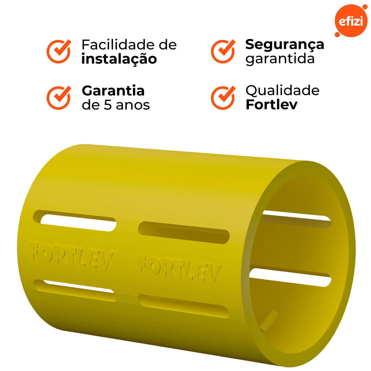Kit Luva Pressão Eletroduto 25mm Fortlev 25 Unidades