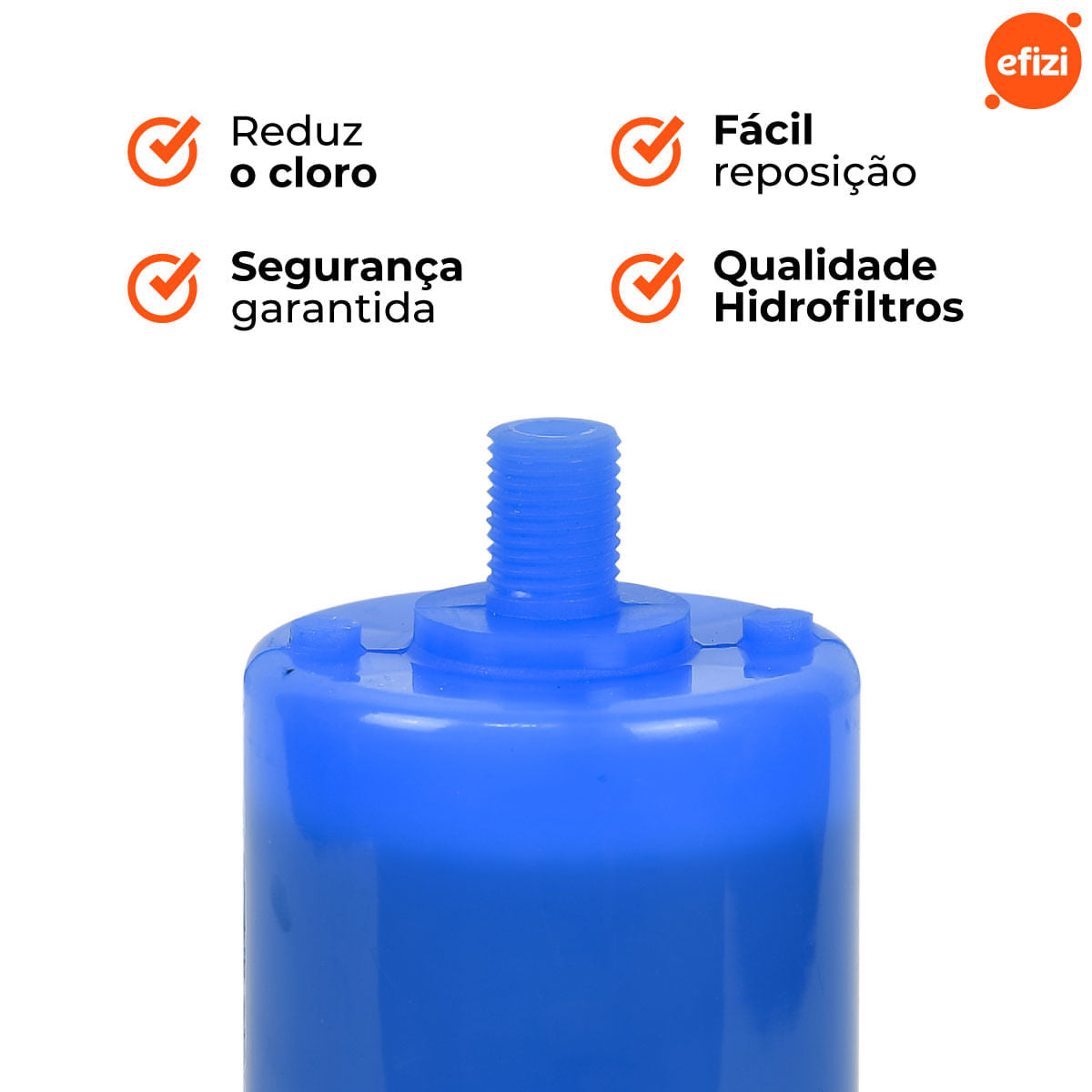Refil Filtro Pop Rosca 15 Micra Hidrofiltros
