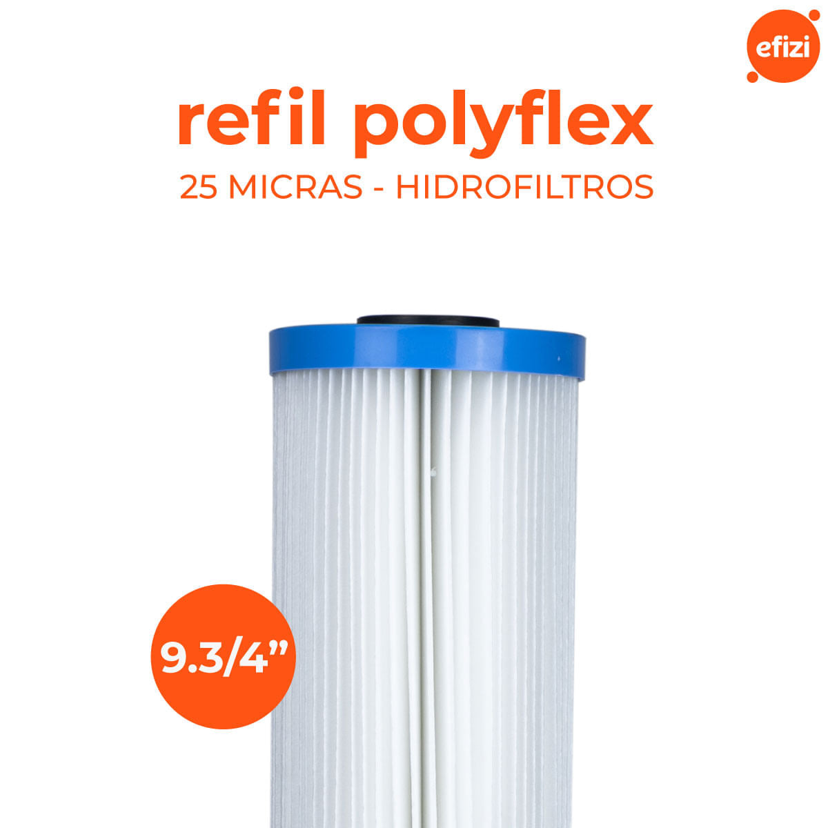 Refil Filtro Polyflex 25 Micras Lavável Hidrofiltros