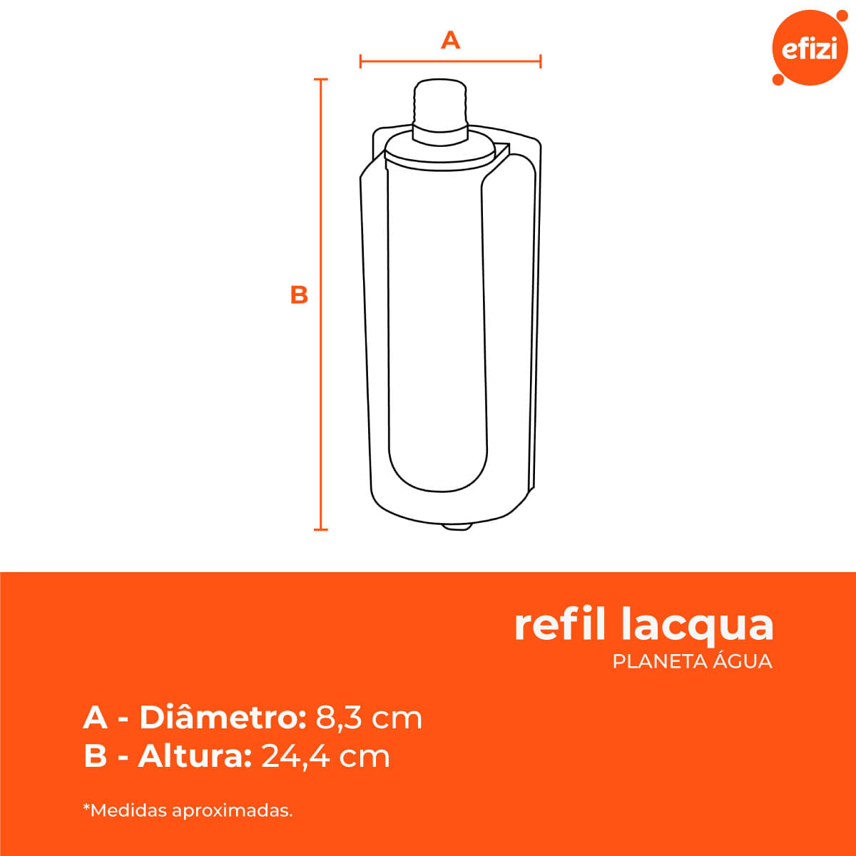 Refil Filtro Lacqua Carvão Ativado Planeta Água