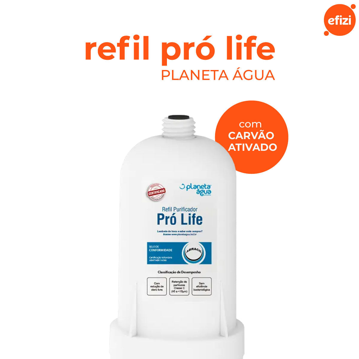 Refil Filtro Pró Life Para Purificador Planeta Água