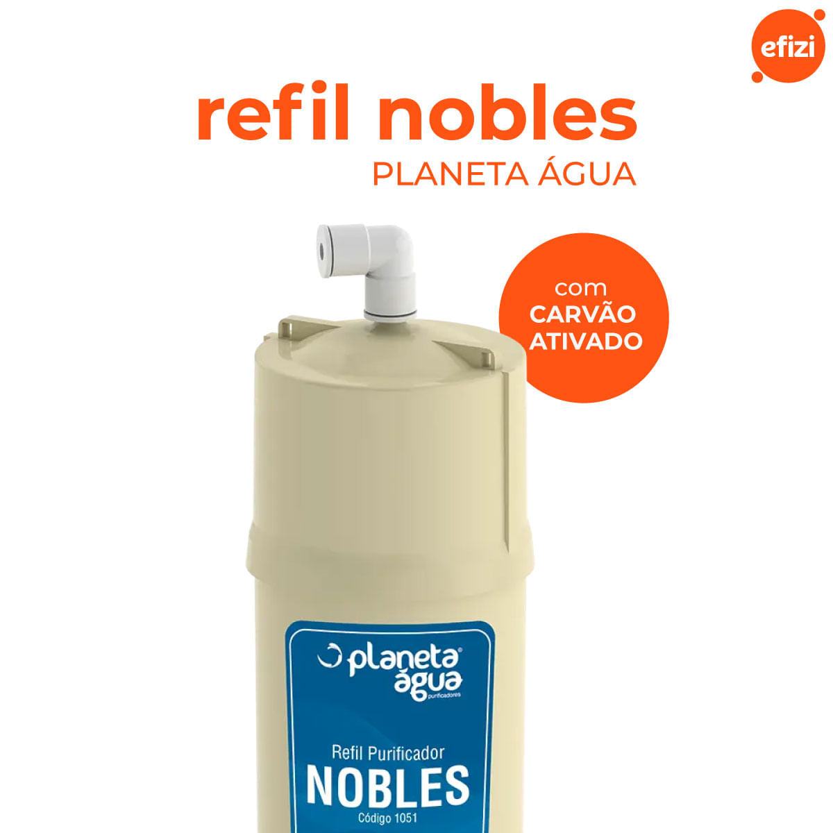 Refil Filtro Nobles Carvão Ativado Planeta Água