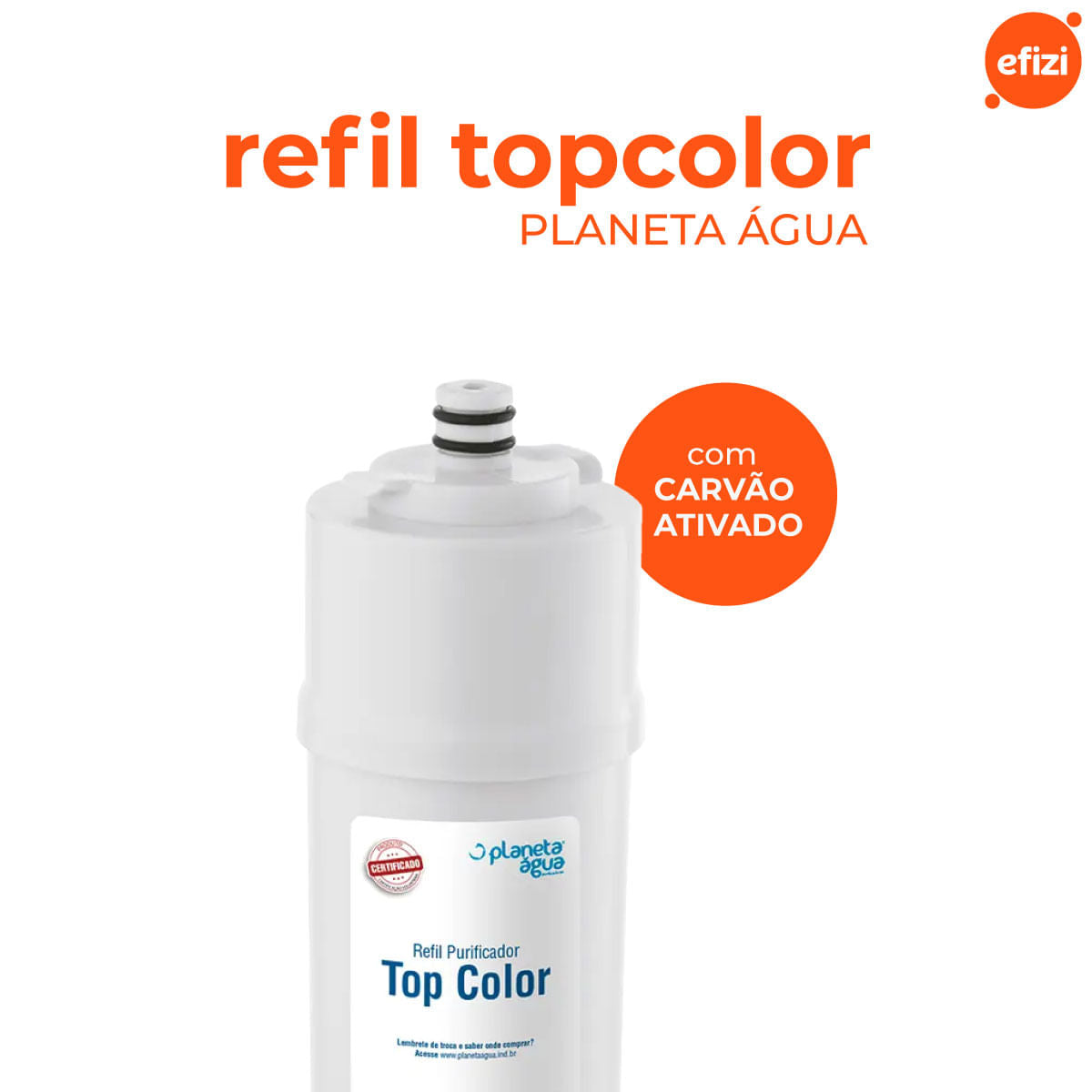 Refil Filtro Top Color Para Purificador Colormaq Planeta Água
