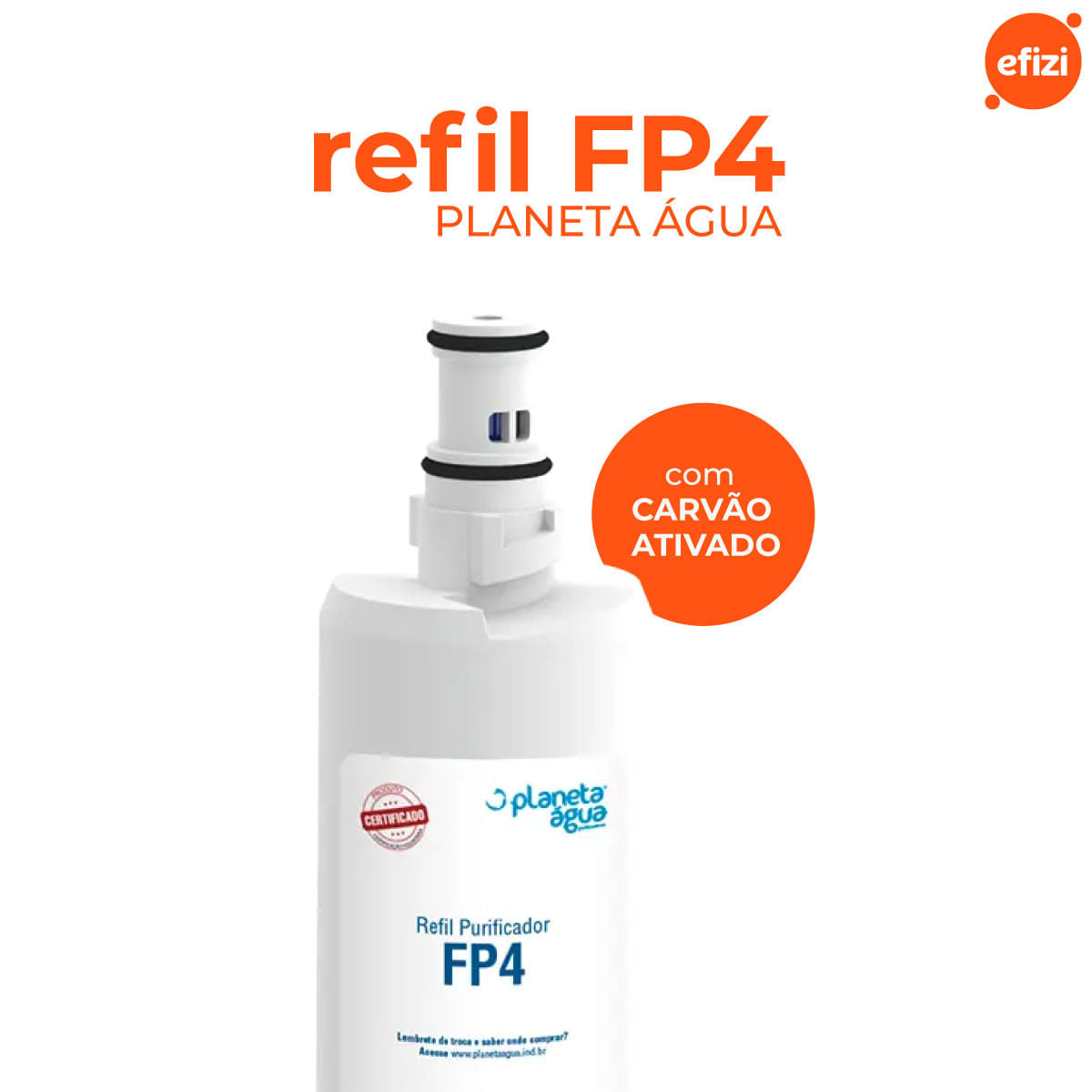 Refil Filtro FP4 Para Purificador Consul Planeta Água