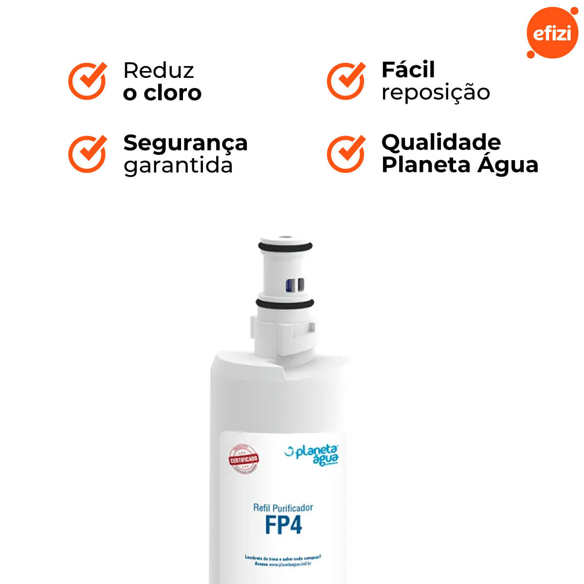 Refil Filtro FP4 Para Purificador Consul Planeta Água