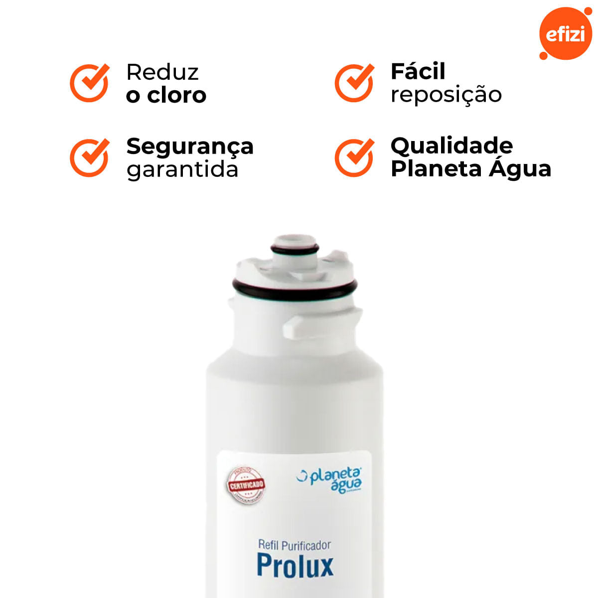 Refil Filtro Prolux Para Purificador Eletrolux Planeta Água