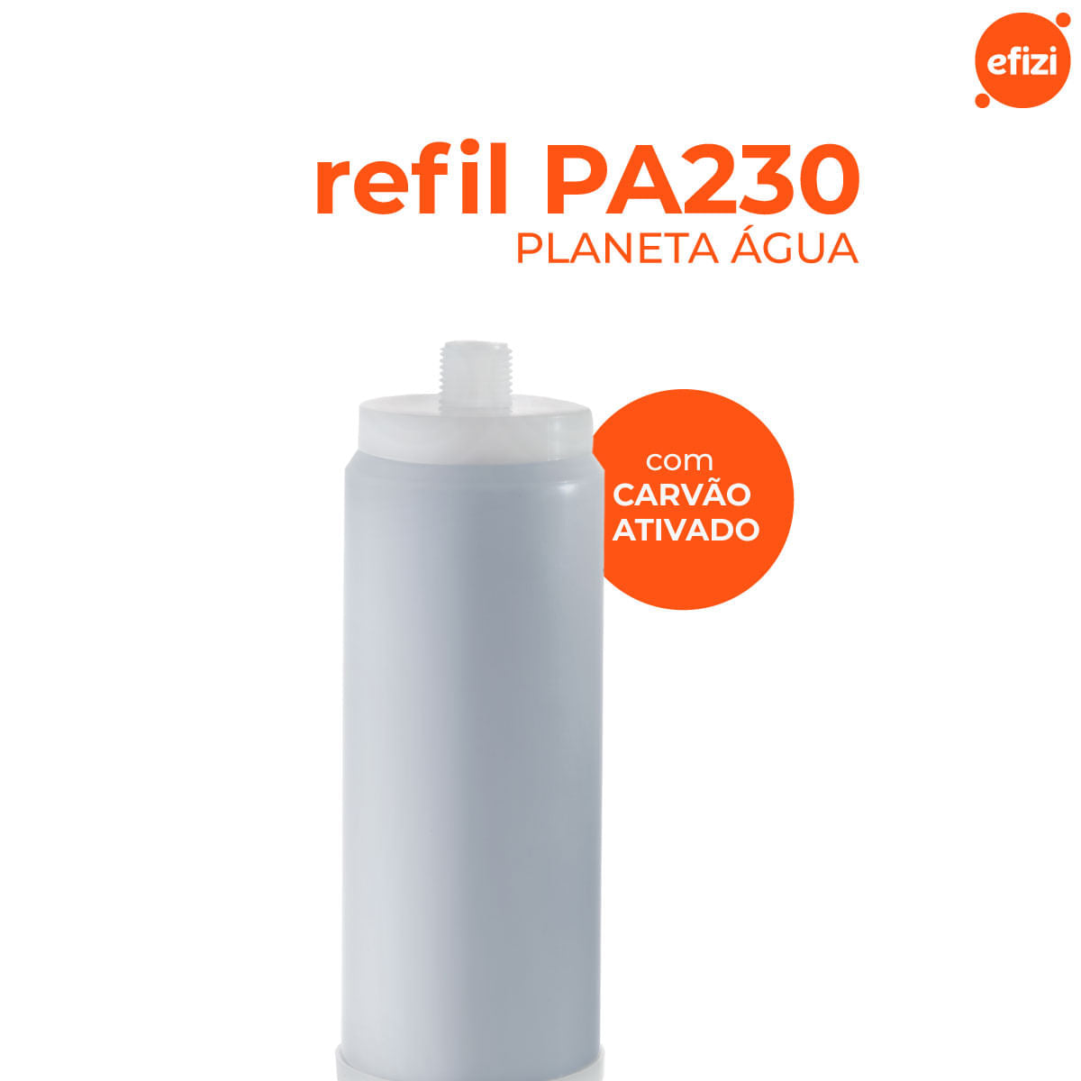 Refil Filtro Pa230 Carvão Ativado Planeta Água