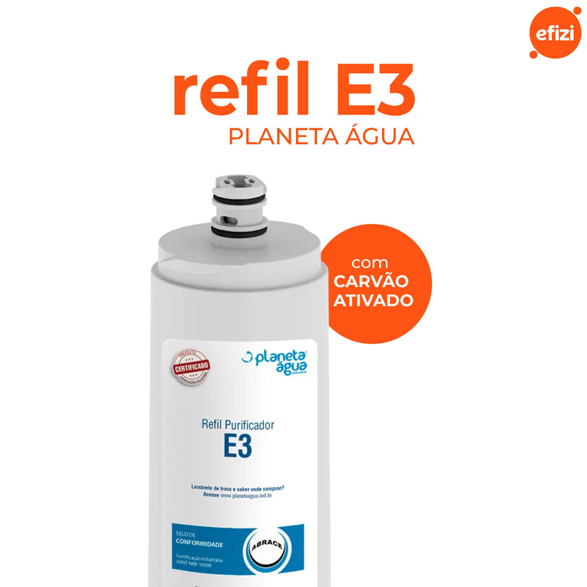Refil Filtro E3 Para Purificador Ibbl Planeta Água