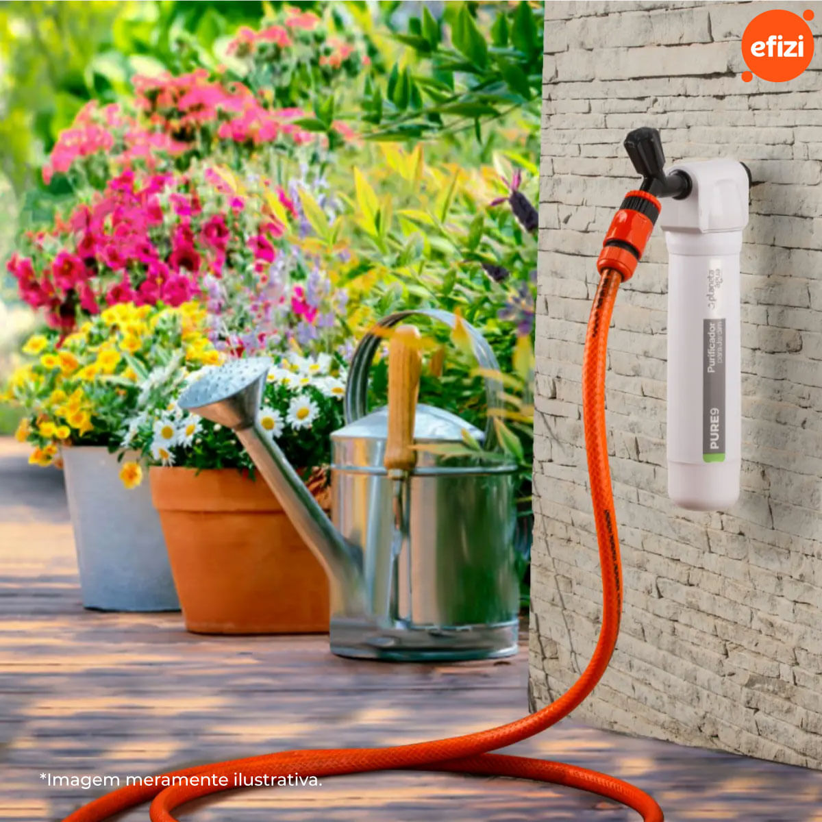 Refil Filtro Pure9 Jardim Carvão Ativado Planeta Água