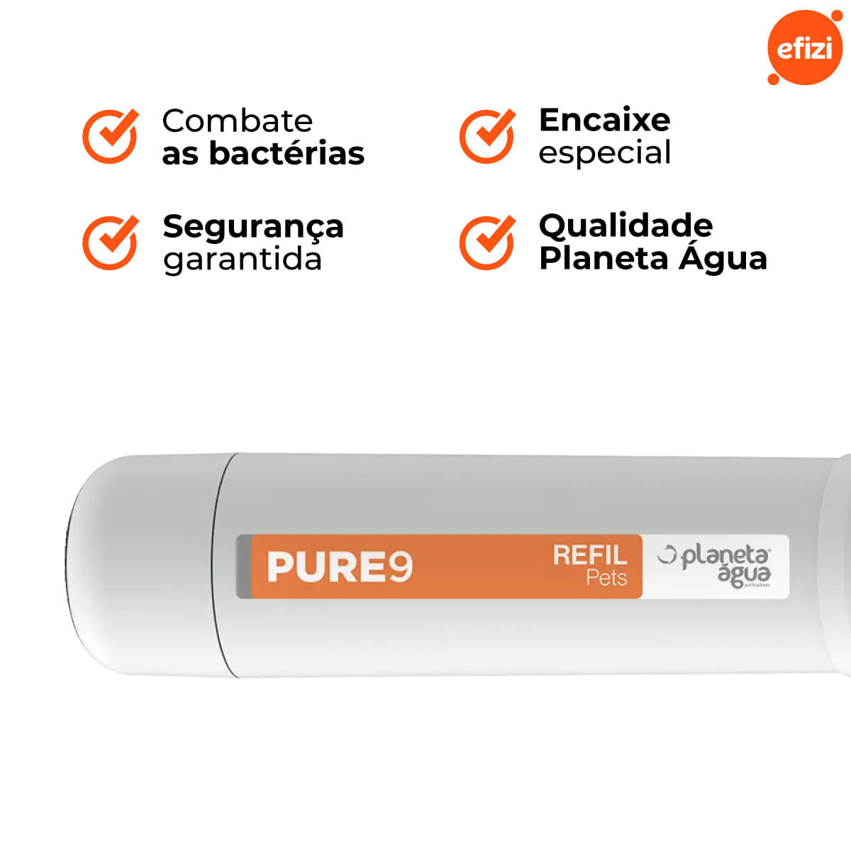 Refil Filtro Pure9 Pet Carvão Ativado Planeta Água