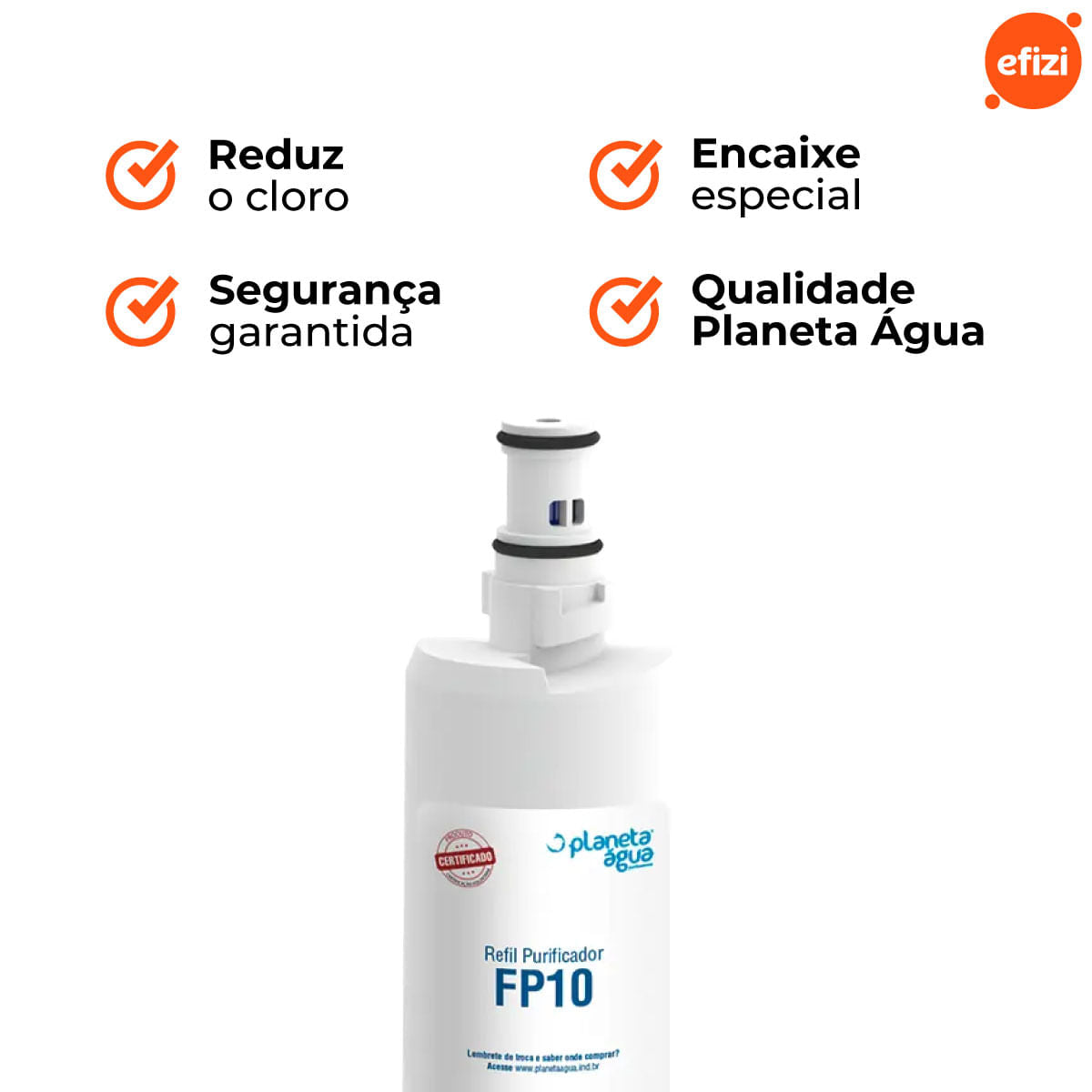 Refil Filtro FP10 Para Purificador Consul Planeta Água