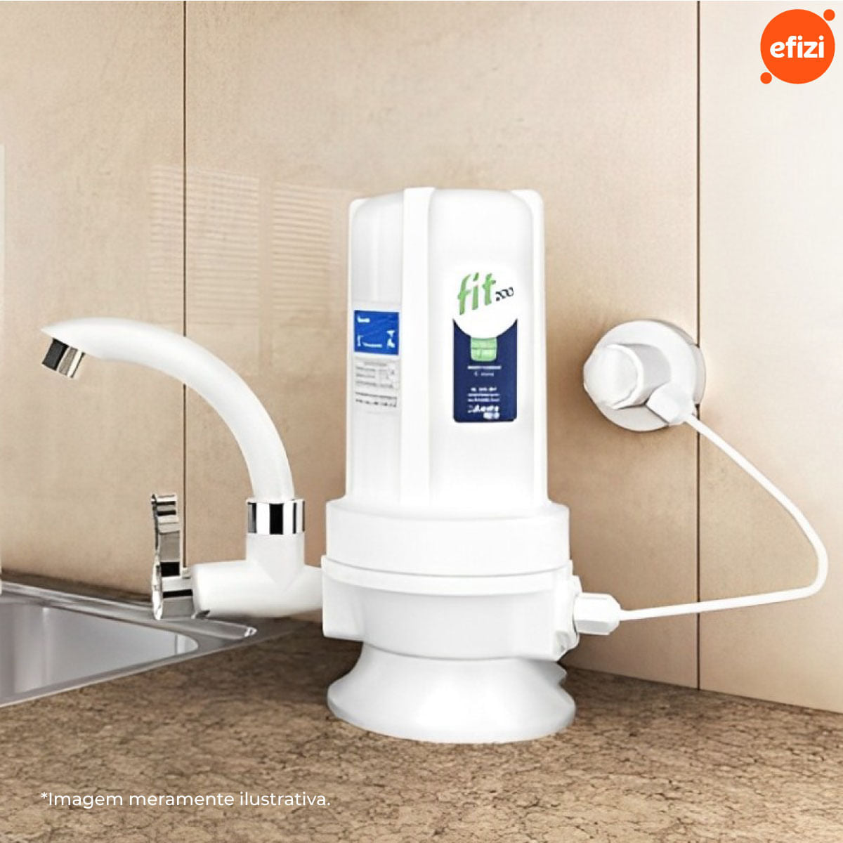 Filtro Purificador Fit 200 Premium 7" Planeta Água