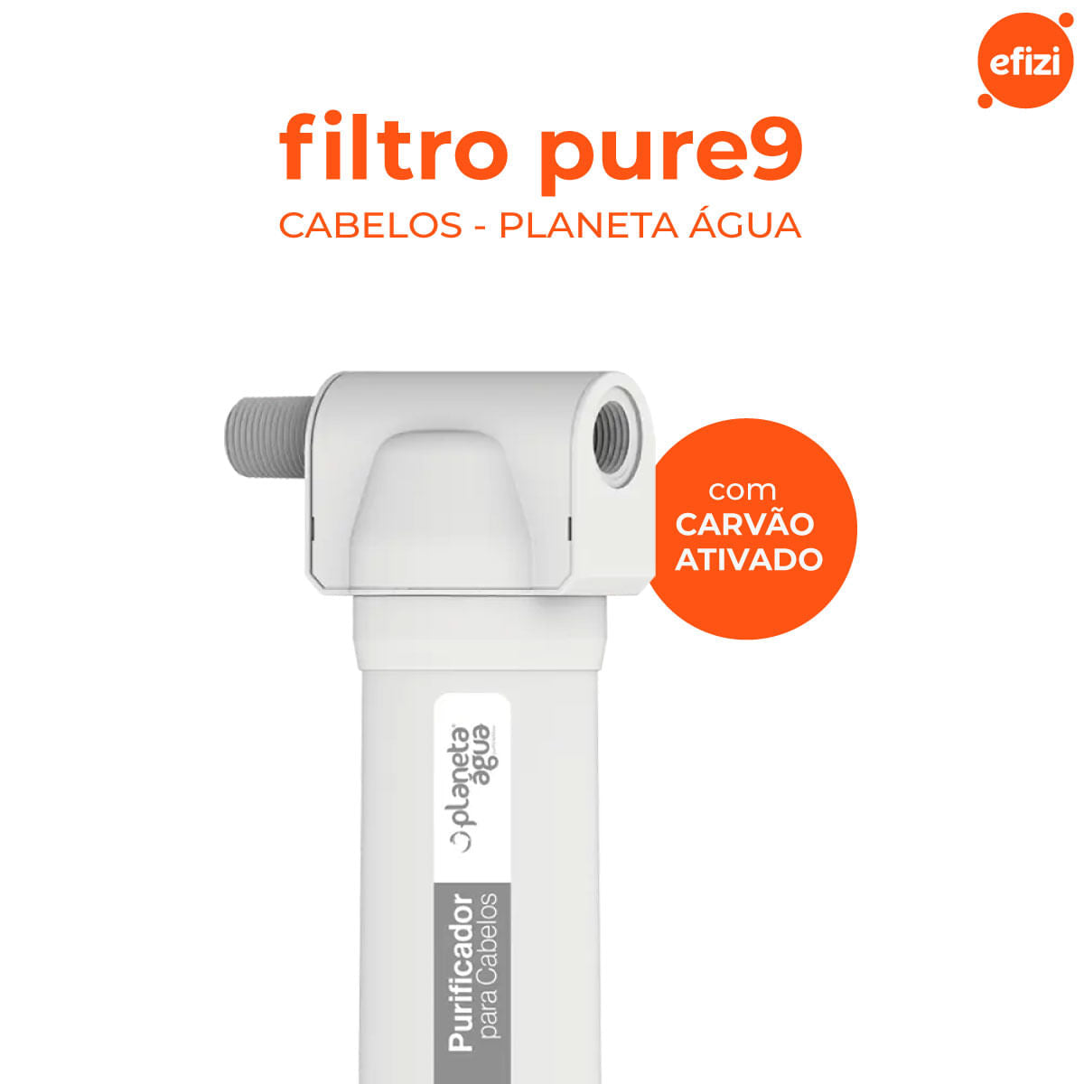 Filtro Purificador Pure9 Cabelos Reduz Cloro Planeta Água