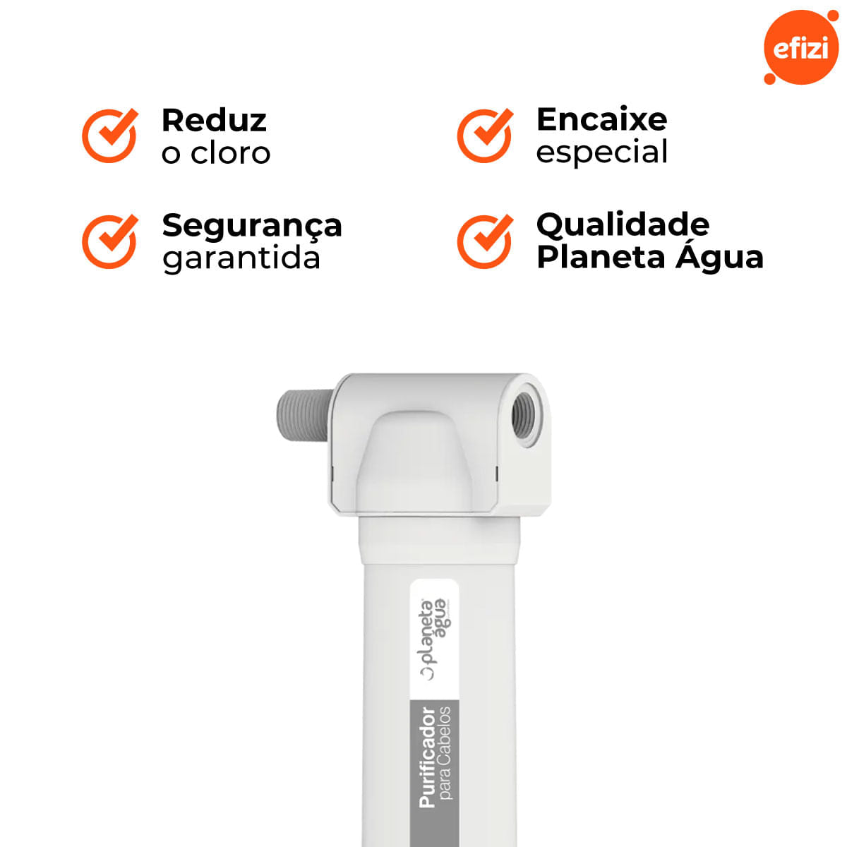 Filtro Purificador Pure9 Cabelos Reduz Cloro Planeta Água
