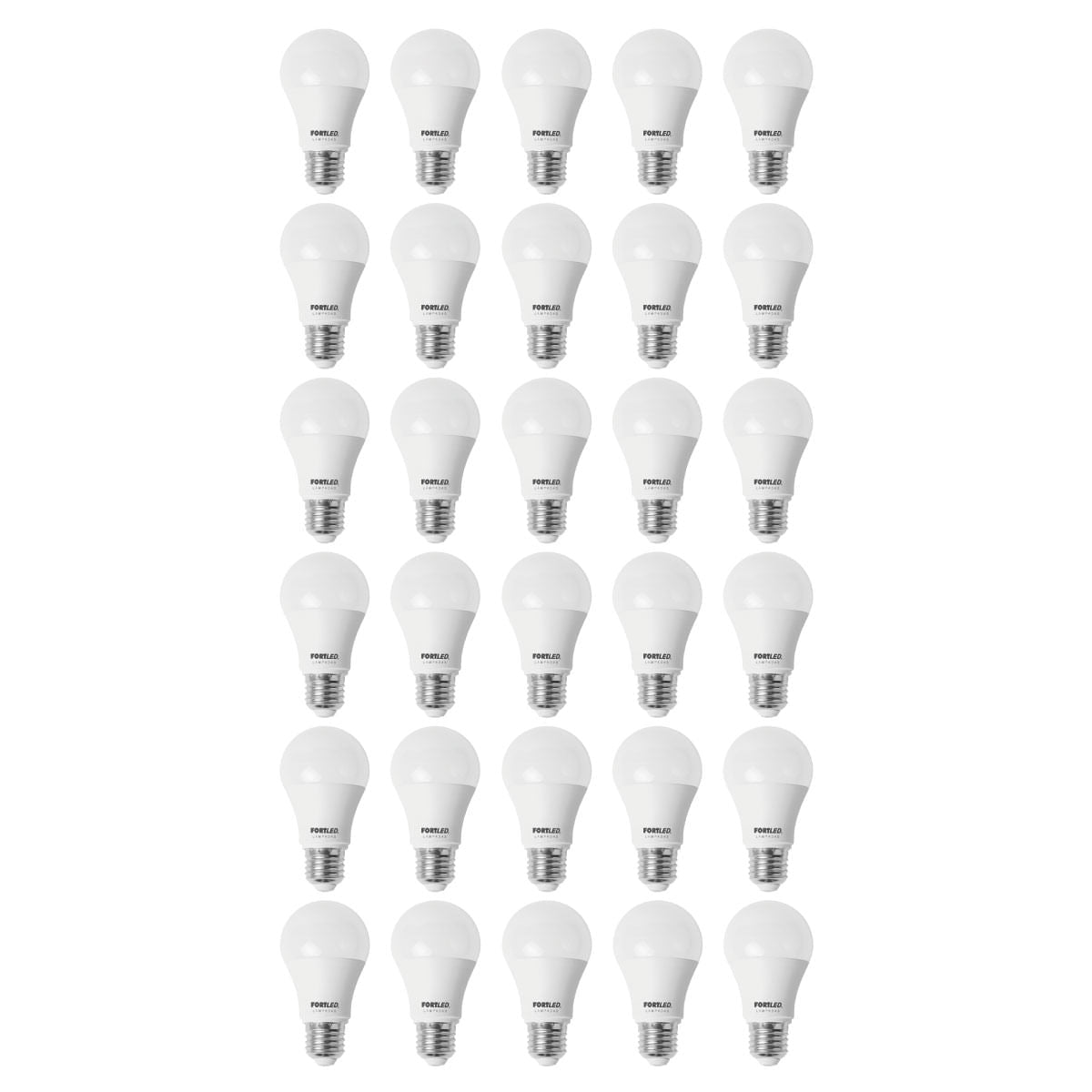 Kit C/ 30 Lampadas Led Bulbo 09W Fortled