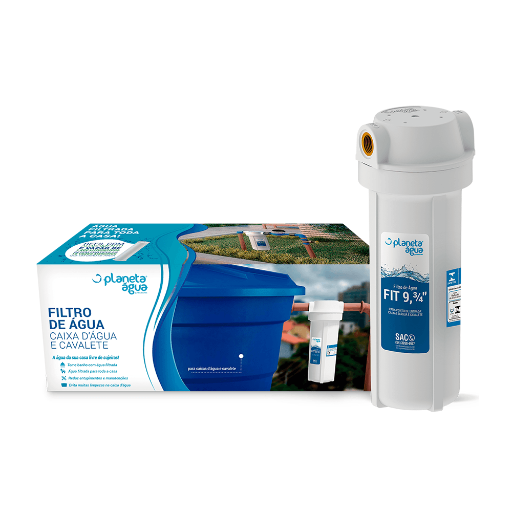 Filtro Fit Cavalete Para Caixa D’Água 9.3/4" Planeta Água